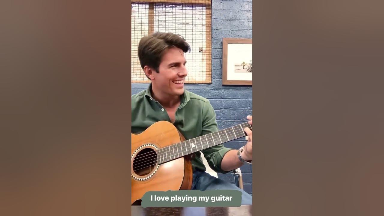 tom cruise singing guitar