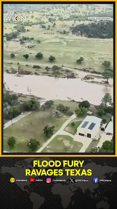 Texas Floods: Aerial Footage Shows Aftermath Of Deadly Texas Flooding | WION Shorts