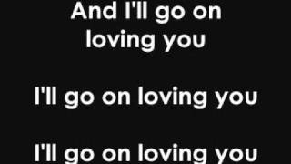 Alan Jackson- I'll Go On Loving You (Lyrics) chords