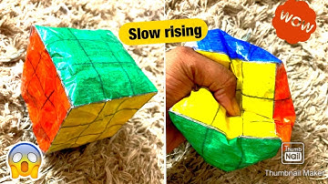 how to make a rubiks cube paper squishy