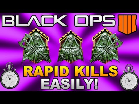 Black Ops 4: HOW TO GET EASY RAPID KILLS (Diamond/Gold/Dark matter Camo Fast)!