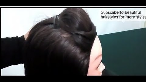 How to make front poof hairstyle