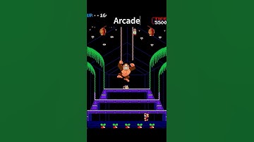 Donkey Kong 3 GAME OVER screens #mario #mariobros #shorts