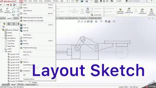 Solidworks Layout Sketch 1