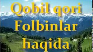 Qobil qori Folbinlar haqida