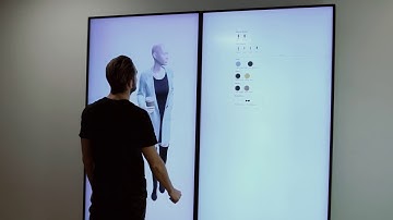Prestop 75" videowall touchscreens