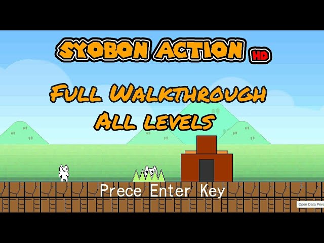 Syobon Action 2 hd Complete Walkthrough Speedrun