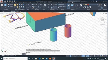 3D TOOLS || OFFSET FACES , COPY FACES , COLOR FACES , DELETE FACES