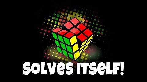 Rubik’s Cube Solves Itself! Stop Motion!