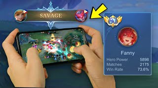 SAVAGE?! FORMER GLOBAL FANNY FULL TUTORIAL HANDCAM GAMEPLAY! -MLBB