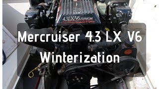 Video Mercruiser 4.3 LX V6 Winterization (author: Schneids15)