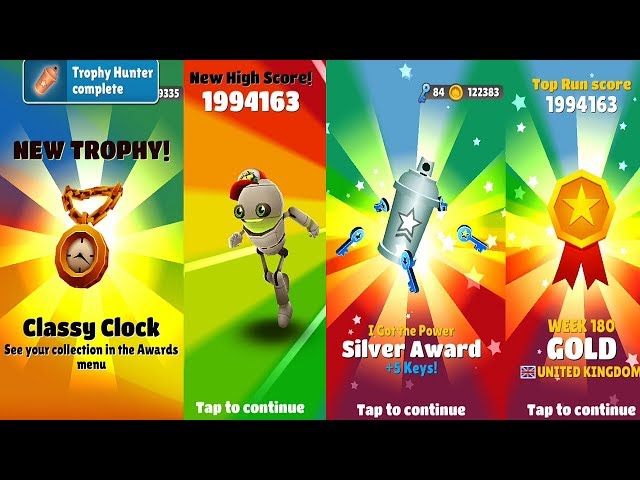 Subway Surfers - Big Game Hunter Award 