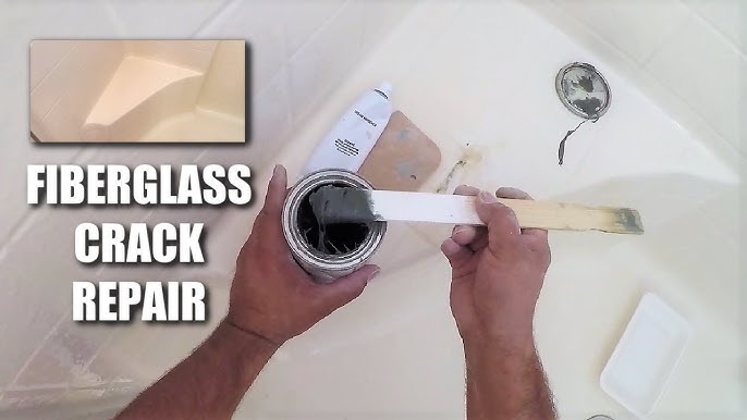 How to repair a fiberglass bathtub crack, DIY Fiberglass Resin Crack  Repair with Foam