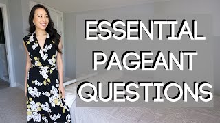 10 Essential Pageant Questions You Must Be Able To Answer And Why