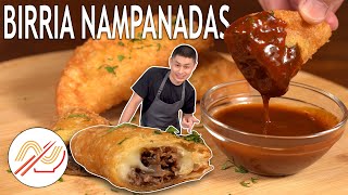 🥩🥟 BEEF BIRRIA EMPANADAS with Consommé Sauce Recipe | NaminalStyle Nampanadas by Nam's Eatery