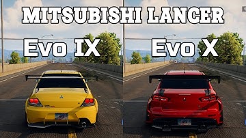 NFS Unbound: LANCER EVO IX vs LANCER EVO X - WHICH IS FASTEST (Drag Race)
