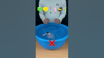 TRY TO GUESS HOW MANY TISSUE PAPER WILL FLOAT? #experiment #asmr #satisfying #foryou