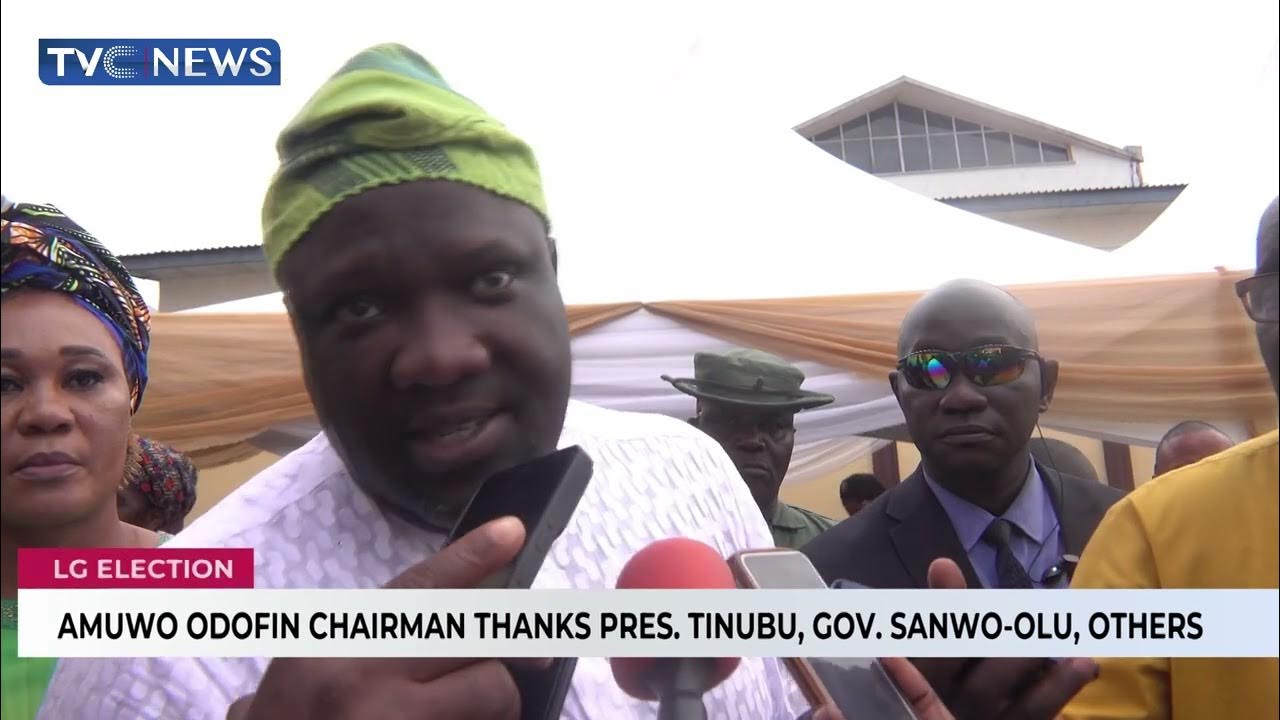 Amuwo Odofin Chairman Thanks Pres. Tinubu, Gov. Sanwo-Olu, Others Amid LG Election