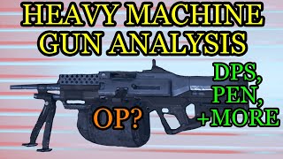 Heavy Machine Gun Analysis + Tips and Tricks. HMG Stats, Objective Destruction, etc... Helldivers 2