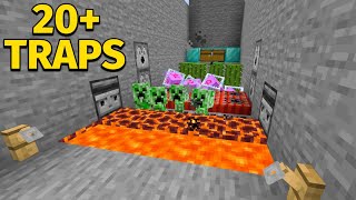 Minecraft: 20+ Ways To Make Traps!(bedrock)