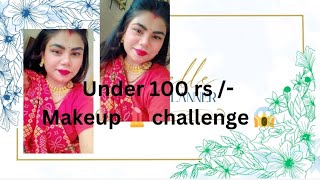 party wear makeup look affordable under 100/-rs makeup 💄 tutorial 😍 #youtubevideo #tutorial  #makeup