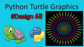 python turtle graphics tutorial || #design68  || Python graphics