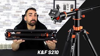 EL MEJOR TRÍPODE para cámaras y MÓVIL, el K&F concept s210