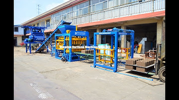 QT5-15 Automatic hydraulic concrete block making machine