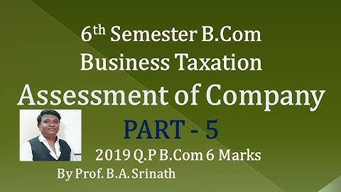 Assessment of Companies in Kannada PART 5 - 2019 Question Paper 6 Marks (By Srinath Sir)