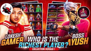 Breaking Lokesh Gamer World Record 😈|Collection Vs With Lokesh Gamer Free Fire India