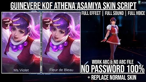 Guinevere Kof Athena Asamiya Skin Script No Password Full Voice Full Sound Effect Beatrix Patch