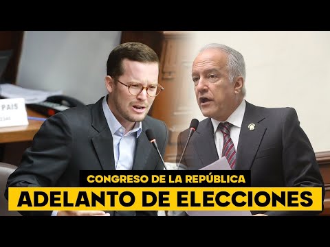 🔴 EN VIVO: Congreso debate adelanto de elecciones para el 2023