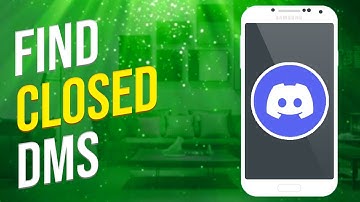 How To Find Closed DMs On Discord Mobile (2023)