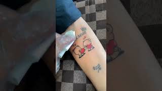 Teddy Bear Tattoo | Cute Teddy Bear Couple Tattoo| Forearm Tattoo| Small Panda Tattoo|Couple Tattoo