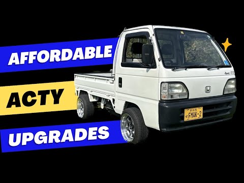 Honda Acty Affordable Upgrades - Minitruck Kei