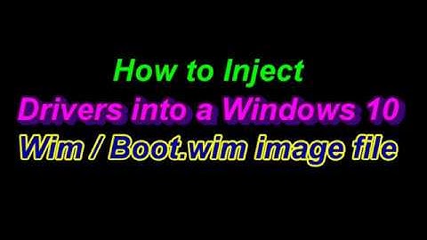 #How to add driver packages to WIM file using DISM gui |tutorial