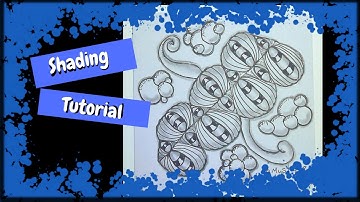 How to Shade Zentangle Pattern Por Fin
