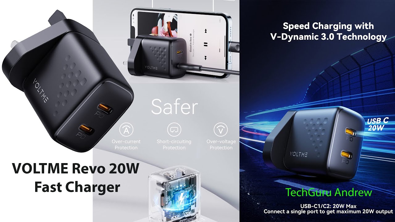 VOLTME Revo 20W Fast Charger With Dual USB C REVIEW