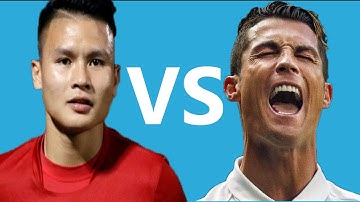 🔴 Quang Hải vs Cristiano Ronaldo ✅ Là con người? ✅ Việt Nam ⚽