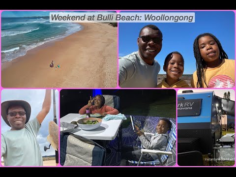 Family Van travel, Caravan trip, Bulli Beach, Woollongong, Weekend away, Dr Ed's Oz Family Travel
