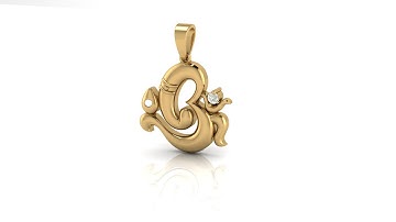 ||Making of Om Ganesa Pendent in Matrix9 ||Om Pendent ||Ganpati God Pendent ||Jewelry Cad Design