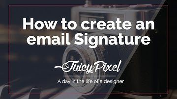Email Signatures in Minutes - Using MailChimp  - No coding Needed!