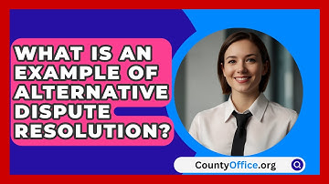 What Is An Example Of Alternative Dispute Resolution? - CountyOffice.org