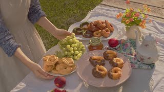 真夏のガーデンとドーナツ作りMid Summer Doughnuts And Beautiful Garden