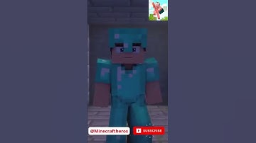 Minecraft but Herobrine protect the end portal. #shorts #Shorts