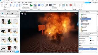 Volumetric fire particle test.