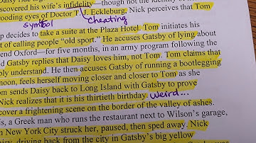 Great Gatsby Ch 7 summary by Mrs. G