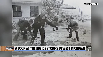 A look at the big ice storms in West Michigan