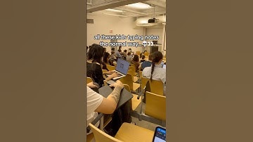 Taking notes in class be like 👩‍💻 #college #studyvlog #relatable
