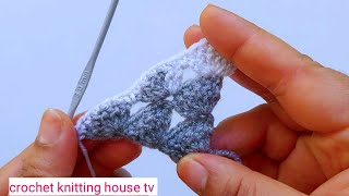 comment faire un châle triangle au crochet facile pour débutants/châle crochet facile